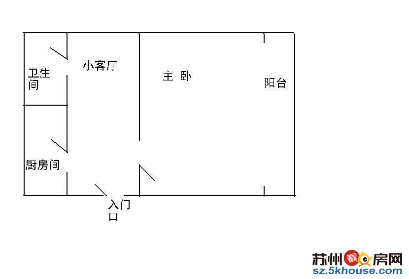 蓝调都汇 大面积 精装一室一厅拎包入住 价格图片房源真实