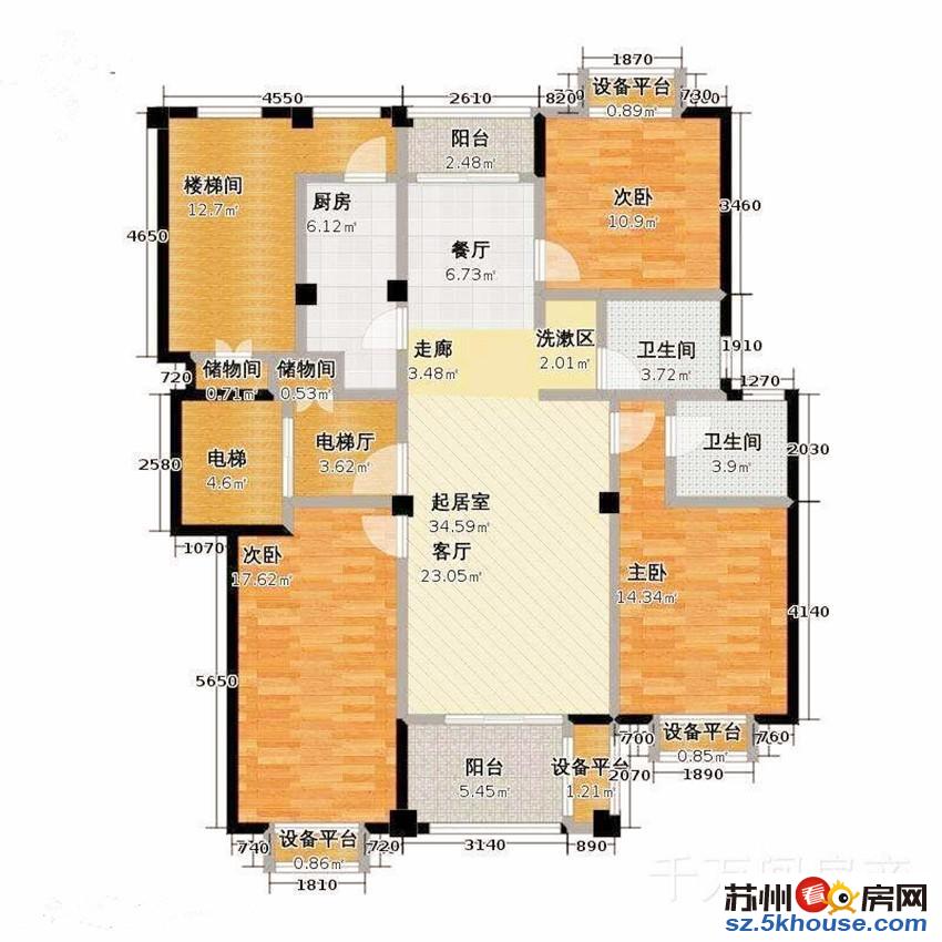 640万 巴黎春天 独栋别墅613平 新出毛坯  户型大气