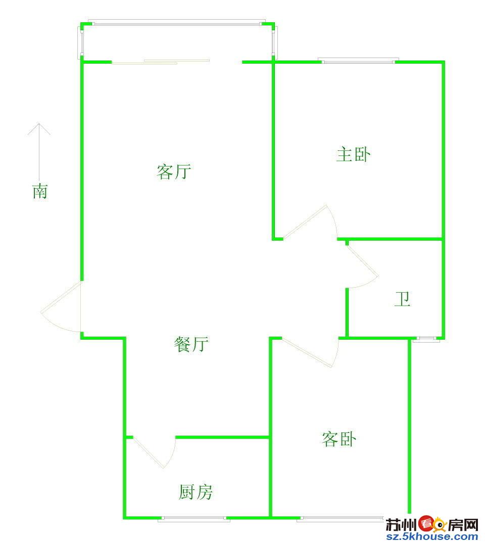 沧浪区 西环路与苏福路交界 梅亭苑68平135万急售了满5