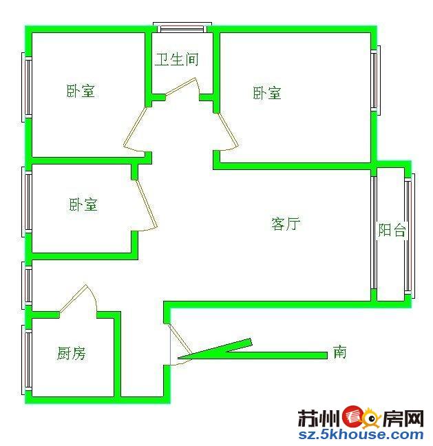 文溪花苑多层三房 真实图片 满二年 送 有钥匙随时看房