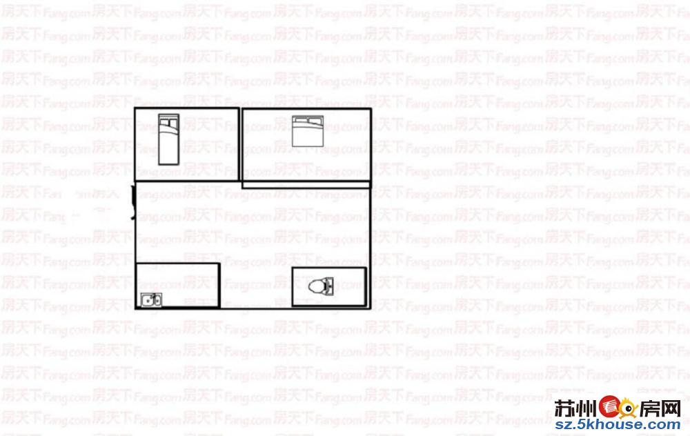 叶家弄 全新精装修全明户型东边户厨卫全明带窗一房朝南