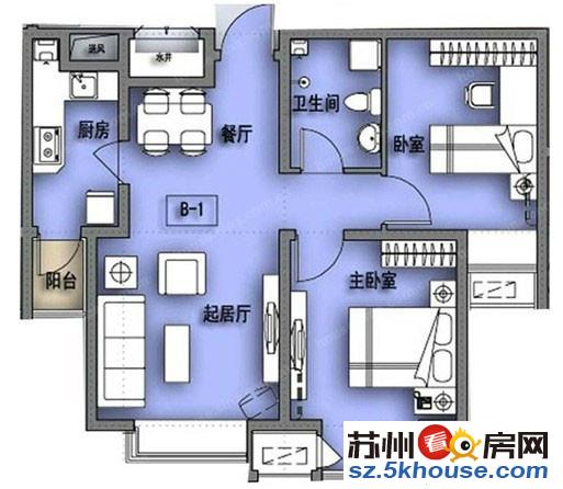 浒墅人家三区 中等楼层 不靠路 全天采光 纯毛坯大三房