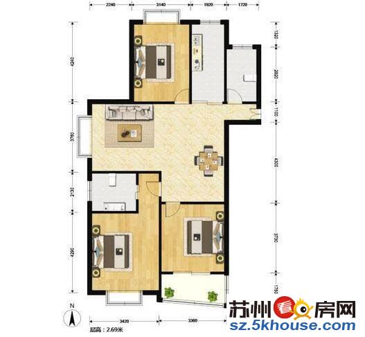 天辰旁博雅苑全新精装立达双学可用中上楼层拒绝假房源