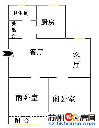 苏大东校区旁  杨枝北园 靠近5号线  南北通透 采光极好