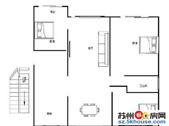 胥江路金塘新村押一付一精装三房房东诚心出租交通便捷