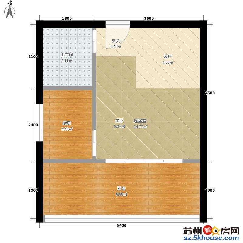 禾盛花苑精装修未住过家电全新诚心出售