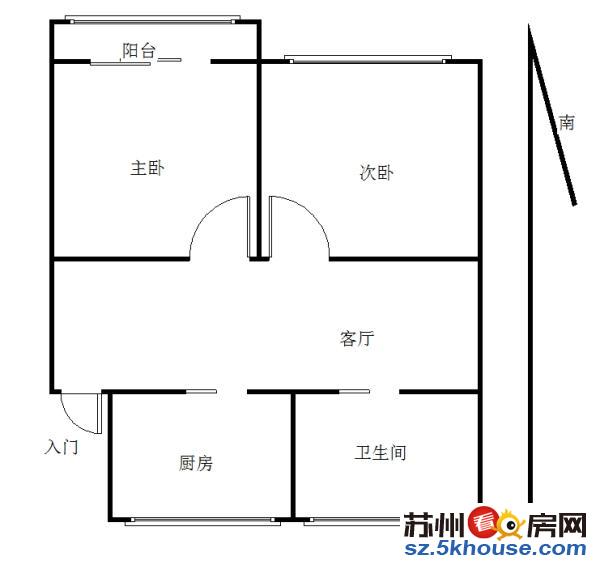 石路 玻纤仁安新村旁 北五泾浜2室1厅1卫 1楼带院子2南