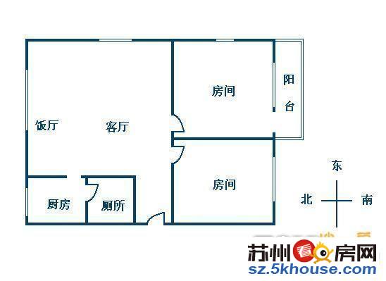 无中芥费 阳光水韵 精装两房朝南 近红庄地铁 燃气做饭拎包住