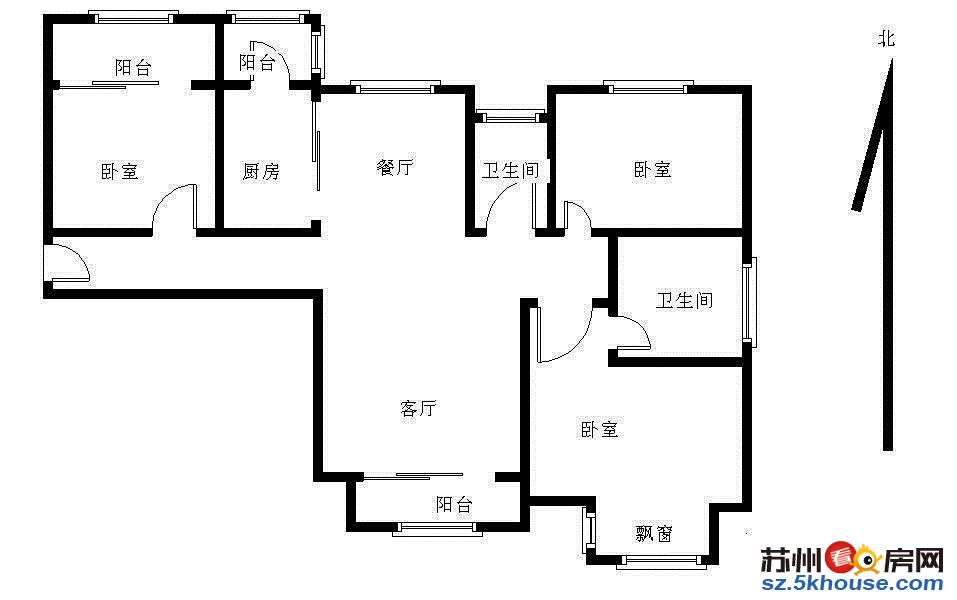 中海一区全新大三房急售业主常年在国外 急售国内