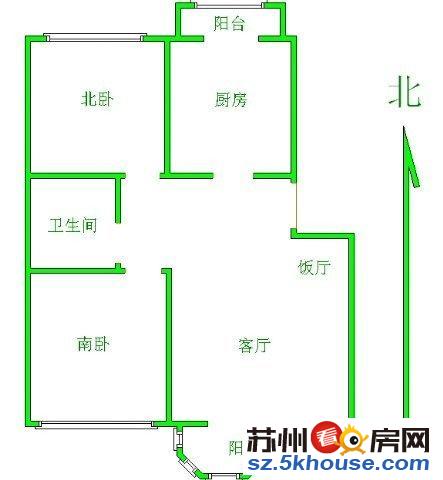 滨河花园  多层3楼 73平235万 实验和四中 看房随