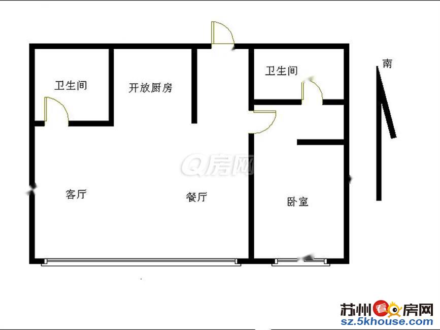 苏州中心8号 大一房套房诚心出租 看房随时