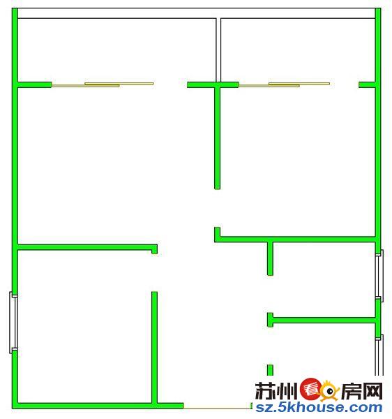 新浒花园精装3室2厅 家电齐全 拎包入住 看房方便