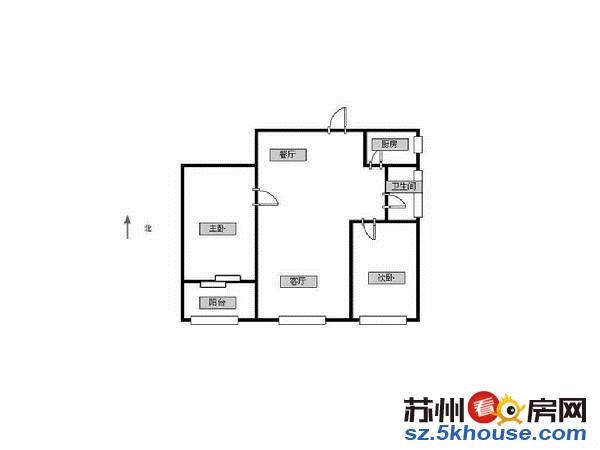 华山路景山玫瑰园三房出租 新装修家电齐全拎包入住 随时看房