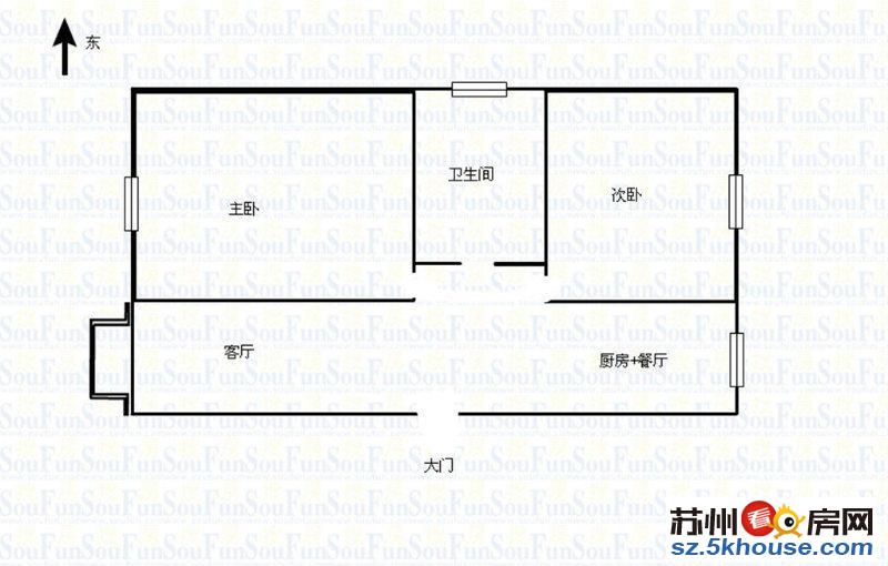 果园新村 中装小户 二期11层户型 产证齐全可贷款