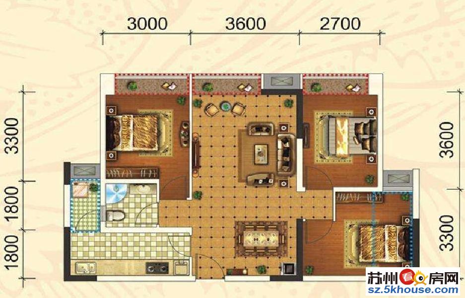 十全街平直对面 苏州大公园 南林苑 市立医院 苏高中陪读