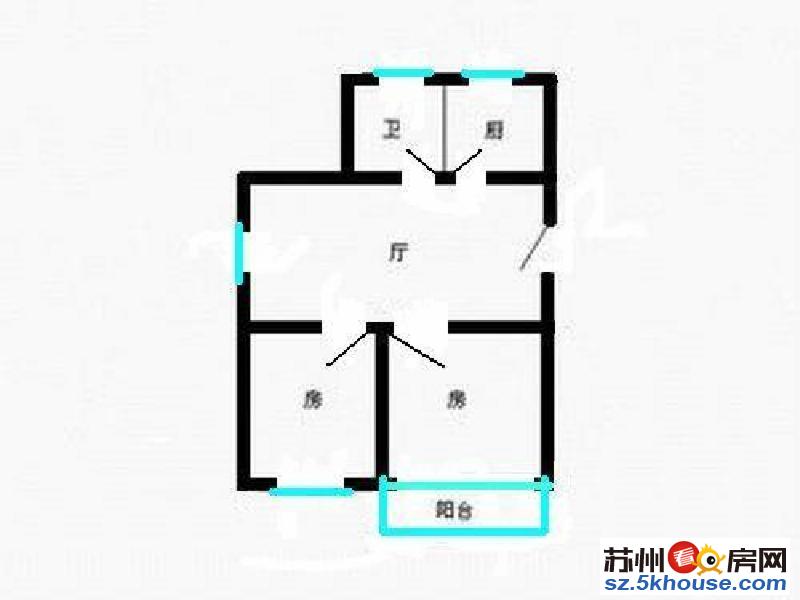 东亭家园两室一厅家电齐全拎包入住随时看房