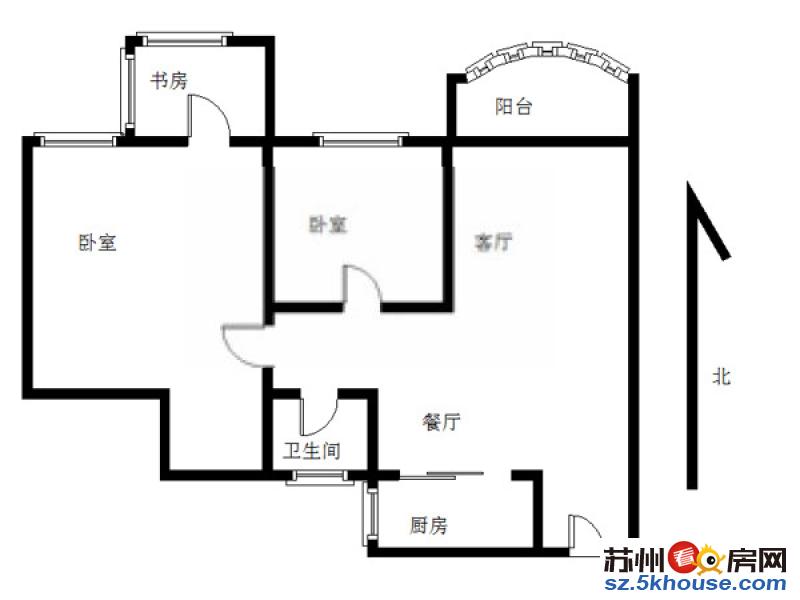 第五元素 精装两房 装修如图 三台空调 全新厨具 随时入住