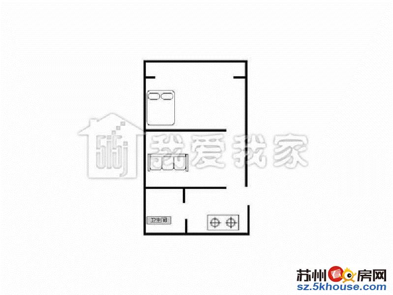 香榭假日山庄精装1室1厅1厨1卫出门1号线拎包入住