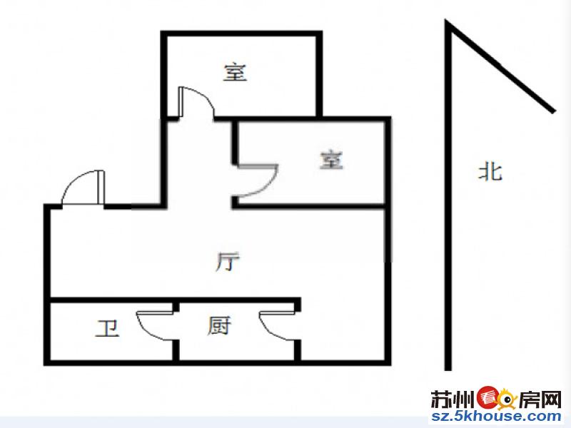 月付 桐泾北路地铁1号线 三香路 彩香二村 2房出租 便宜