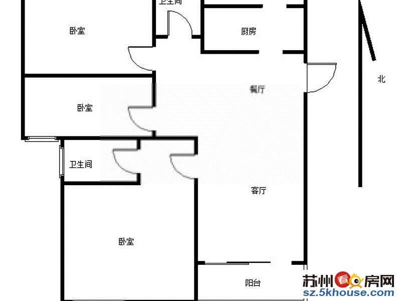 何山路与滨河路交汇今 日家园三室两厅干净清爽24看房