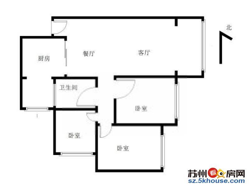 月付 中海胥江府 胥江路地铁口 胥虹苑 精装3室