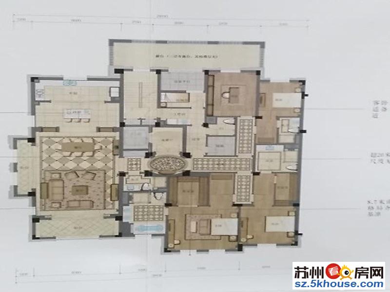 绿城苏城御园官邸大平层豪华装修要住就要住大房子