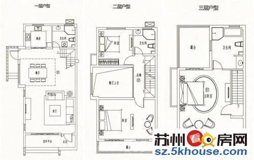 依云水岸 豪装别墅.5居室 家电齐全拎包入住 带花园 有车位