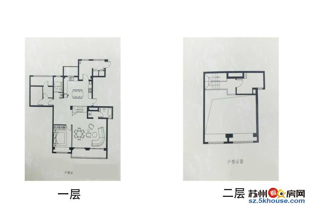 海胥澜庭全新智能化精装跃层复式高的房率高档小区绿化好