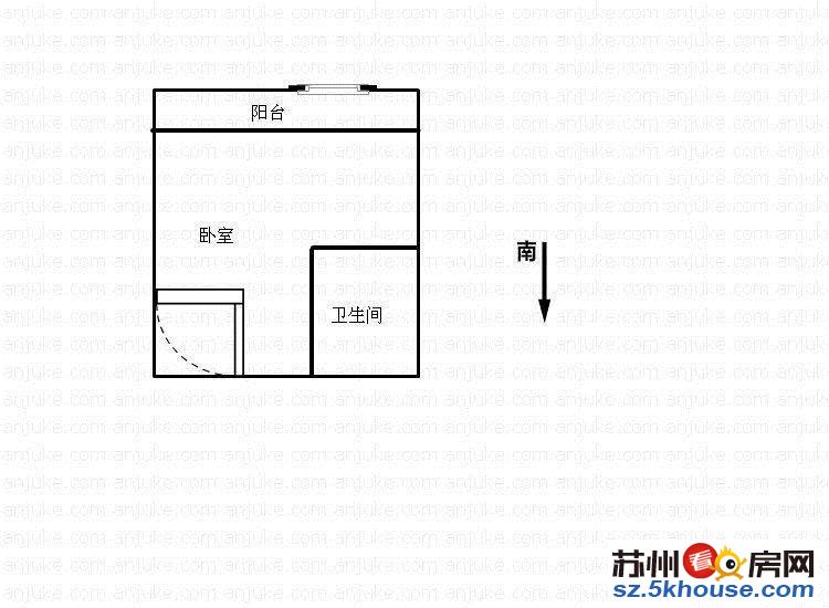 东环路仁文公寓 精装小一房 首付只要8万 产权70年房东诚售