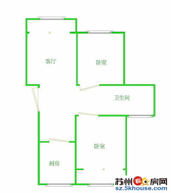 阳光水韵婚装两室 实用面积大 地铁口0距离 性价比超高随时看