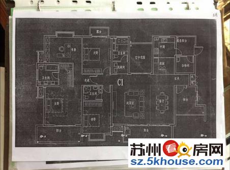 大阳山脚下 锦溪禾府 纯毛坯大平层 户型方正 置换诚售