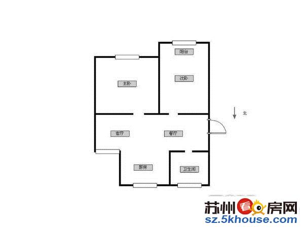 新出 路南苑旁 春馨园2室1厅1卫 带12平自行车独库 3楼