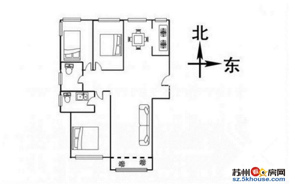 万宇名都 全新30万精装 南北通透三房 出门地铁口 急售