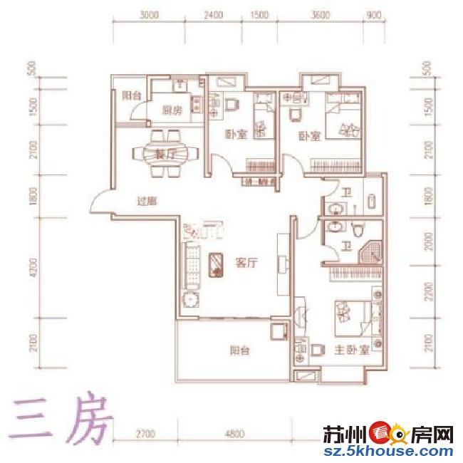 山水华庭精装三房 近美罗 泉屋商圈 明基医院 随时看房