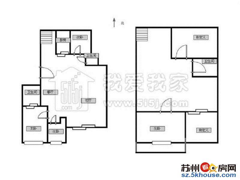 朗香郡 高品质小区 精装修复式 送大花园 南北通透 满两年