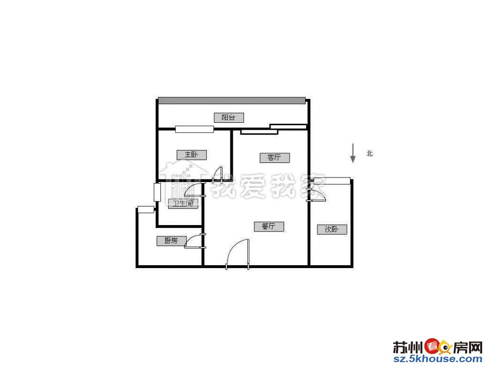 近地铁 庆元家园 精装两房 双阳台 中上楼层 家电全新 诚售