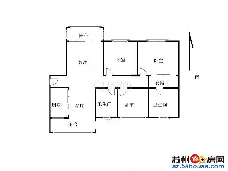 世家苑精装三房两卫户型南北通透户型安静舒适