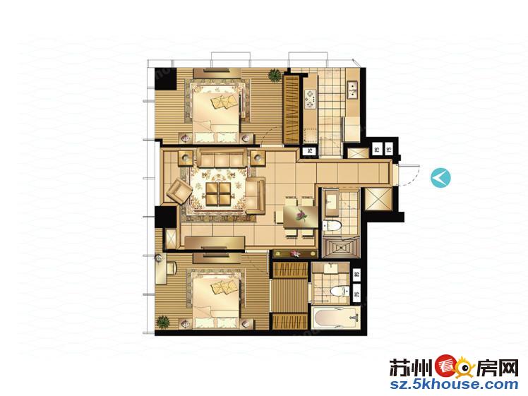 地铁2号线口学 区好景观房家具家电全送有钥匙看房