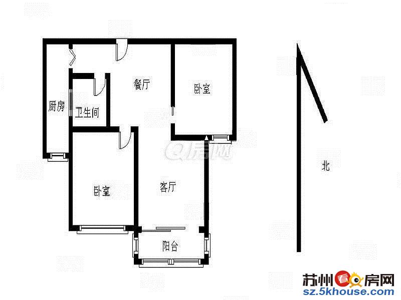 新出 湖山新意 二室二厅二卫 94平280万精装立达可用