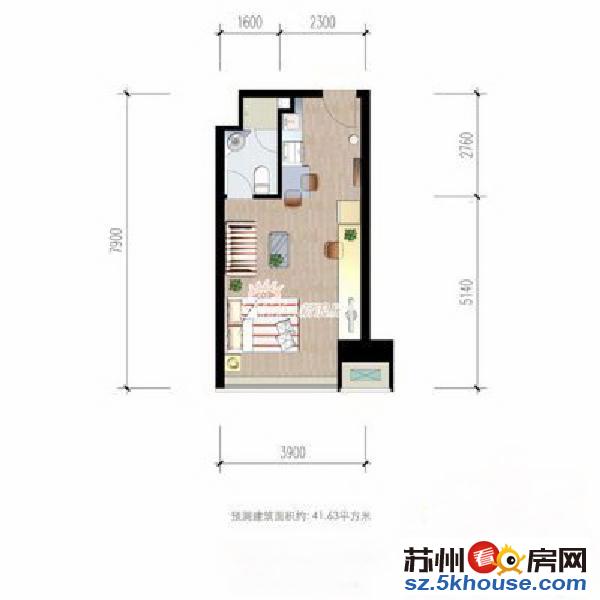 国际旁 蓝天广场单身公寓 楼下就是大超市 环境好随时看房