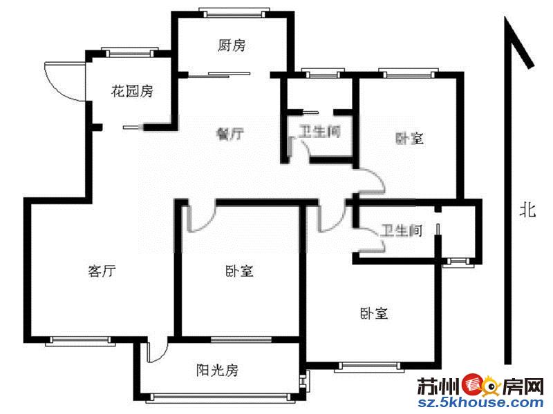 西子花园 精装3房 拎包入住 临澄阳 环境优美 押0