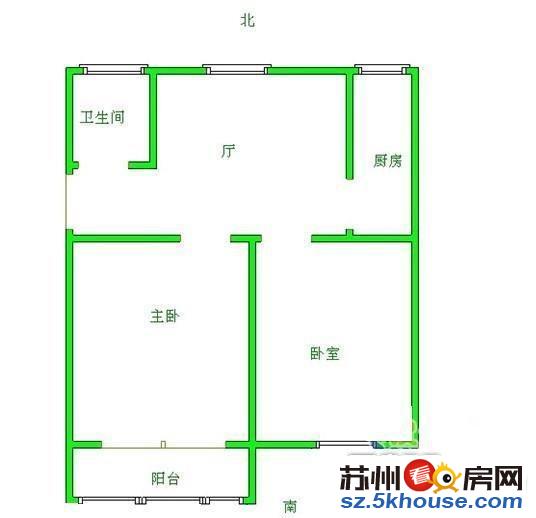 大丰收广场 天由大都会 两室一厅 70平50万看中可谈