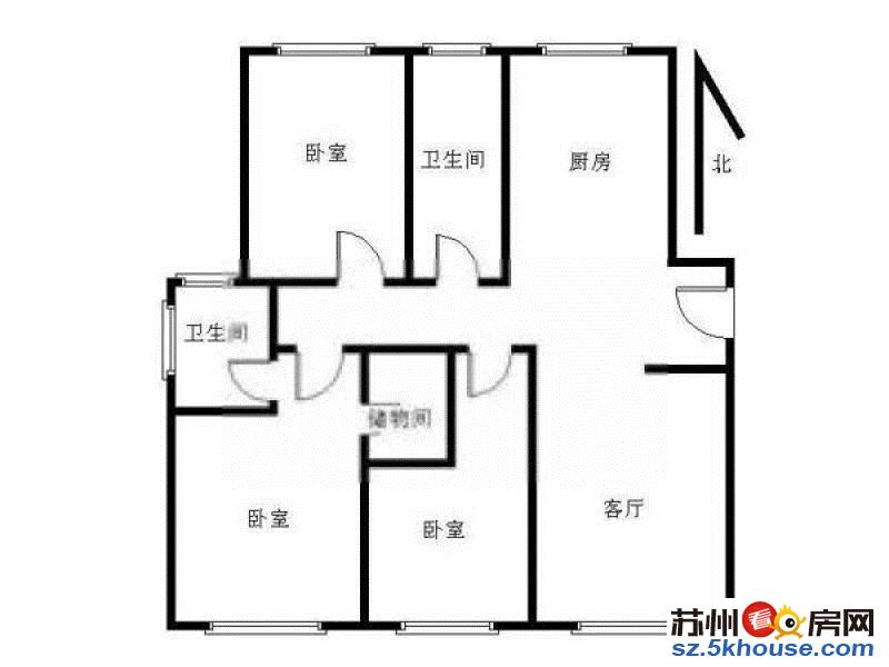 三香地铁口 万盛花园 精装三室 押一付一 家电齐全 拎包入住