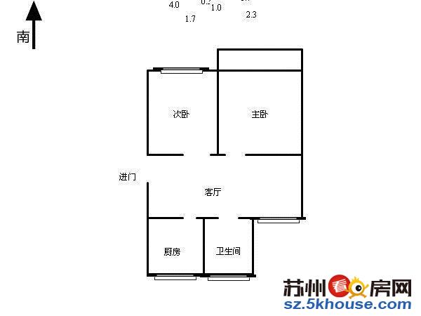 莲花新村七区毛坯中户 2楼采光好 近星湖街门口 满两年税少