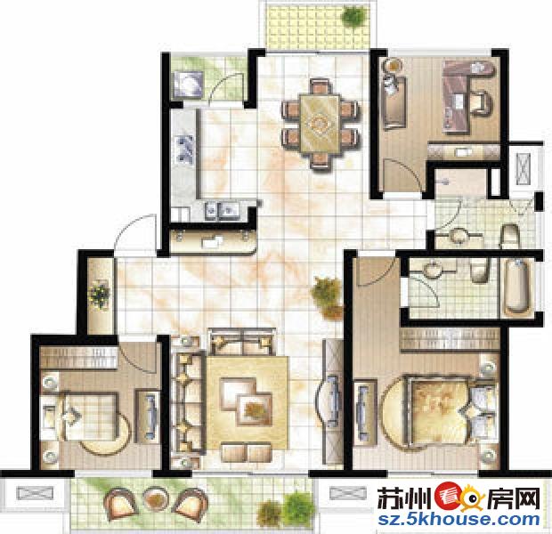 急售澳韵花园大三房自住30万装修送车位中介楼层随时看房