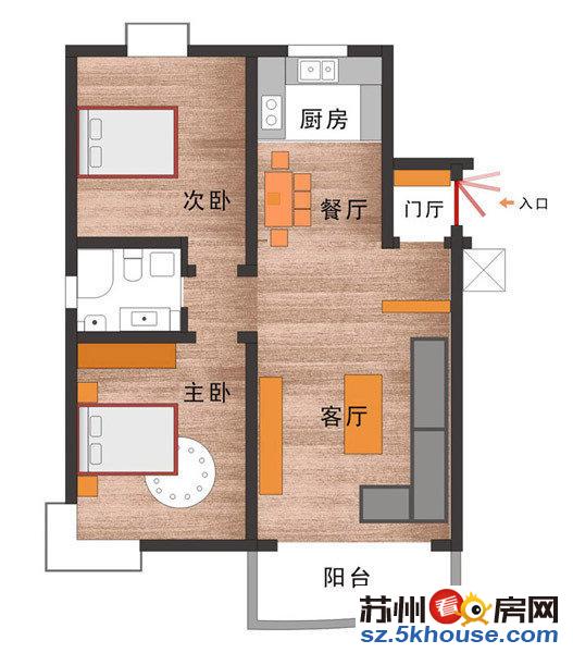 华成大厦  精装通透房 业主换学qu房 急卖