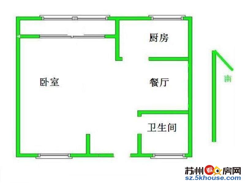 恒润后街 酒店式公寓 一室出租 有钥匙 随时入住 押一付一