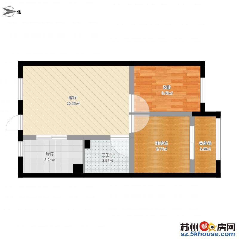 狮山商务中心 国际公馆精装两房装修好 2居室 家电齐全