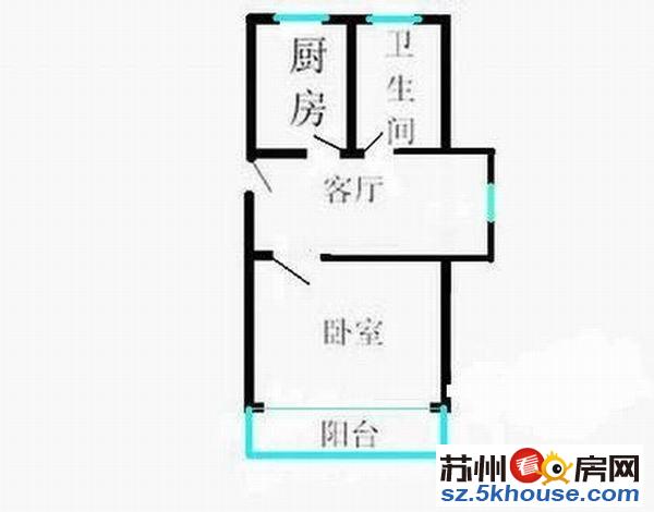 畅苑一区45平小户 精装满2年 带学位无户口 无贷款 随时看