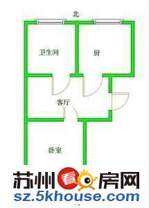 石路步行街山塘街景区入口对面 公寓复式出租拎包入住